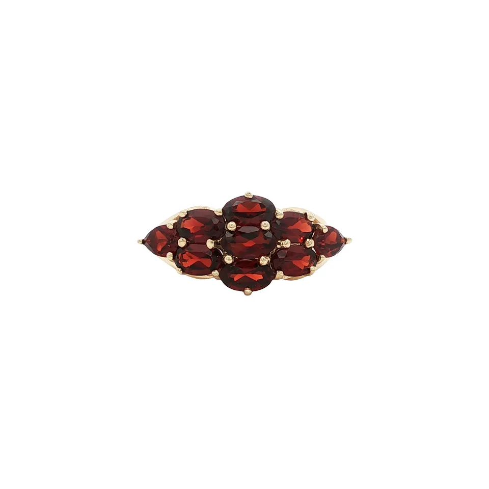 Vintage 9K Gold Ring with Garnet