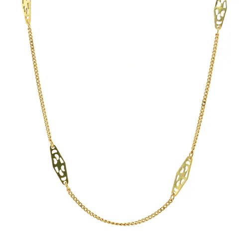 Vintage 14K Gold Fancy Necklace 43 cm