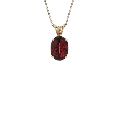 Vintage 14K Gold Pendant with Mystic Topaz