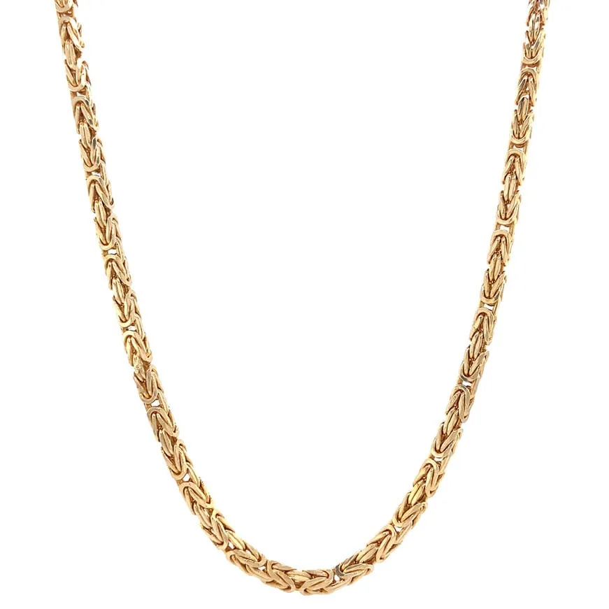 Vintage 14K Gold Necklace Koningsschakel 60 cm