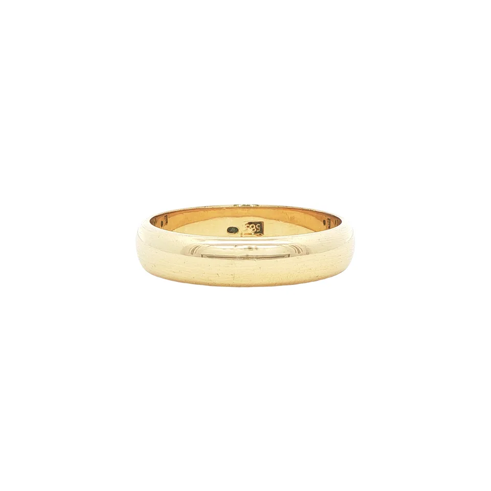 Vintage 14K Gold Smooth Ring