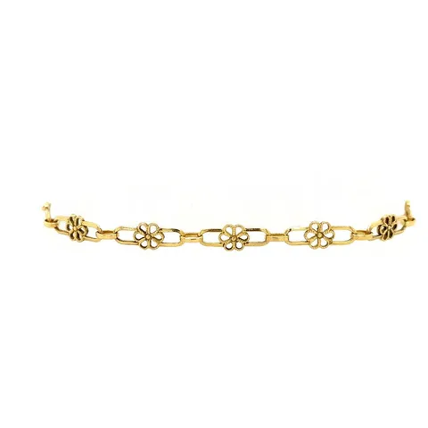 Vintage 18K Gold Fancy Bracelet