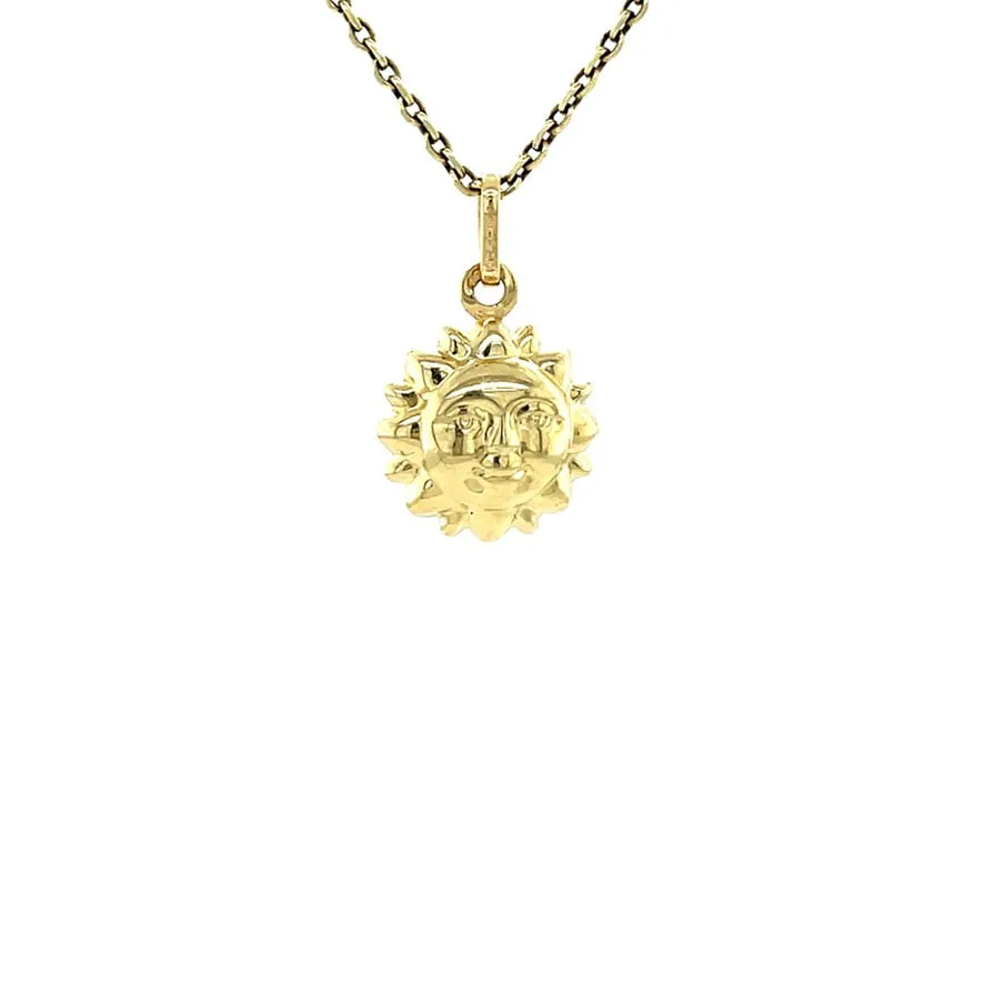 Vintage 14K Gold Zon Pendant