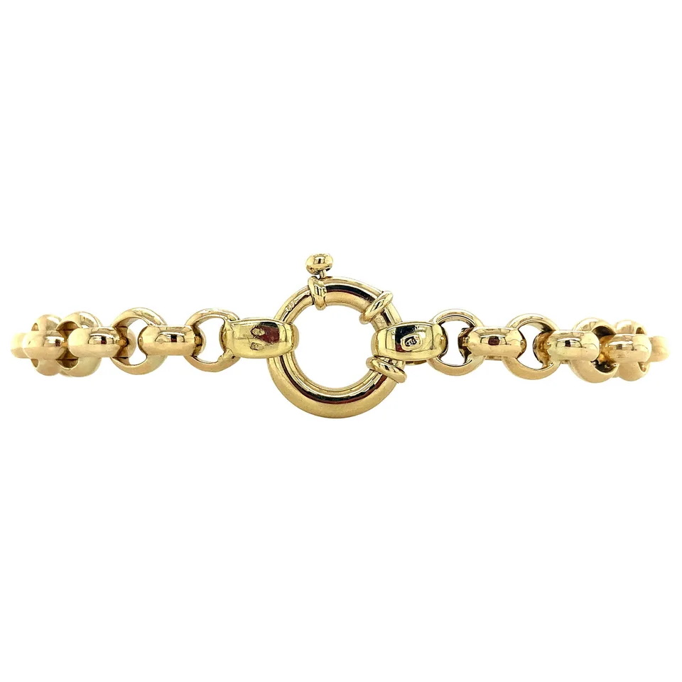 Vintage Vintag 14K Gold Bracelet Jaseron 21.5 cm