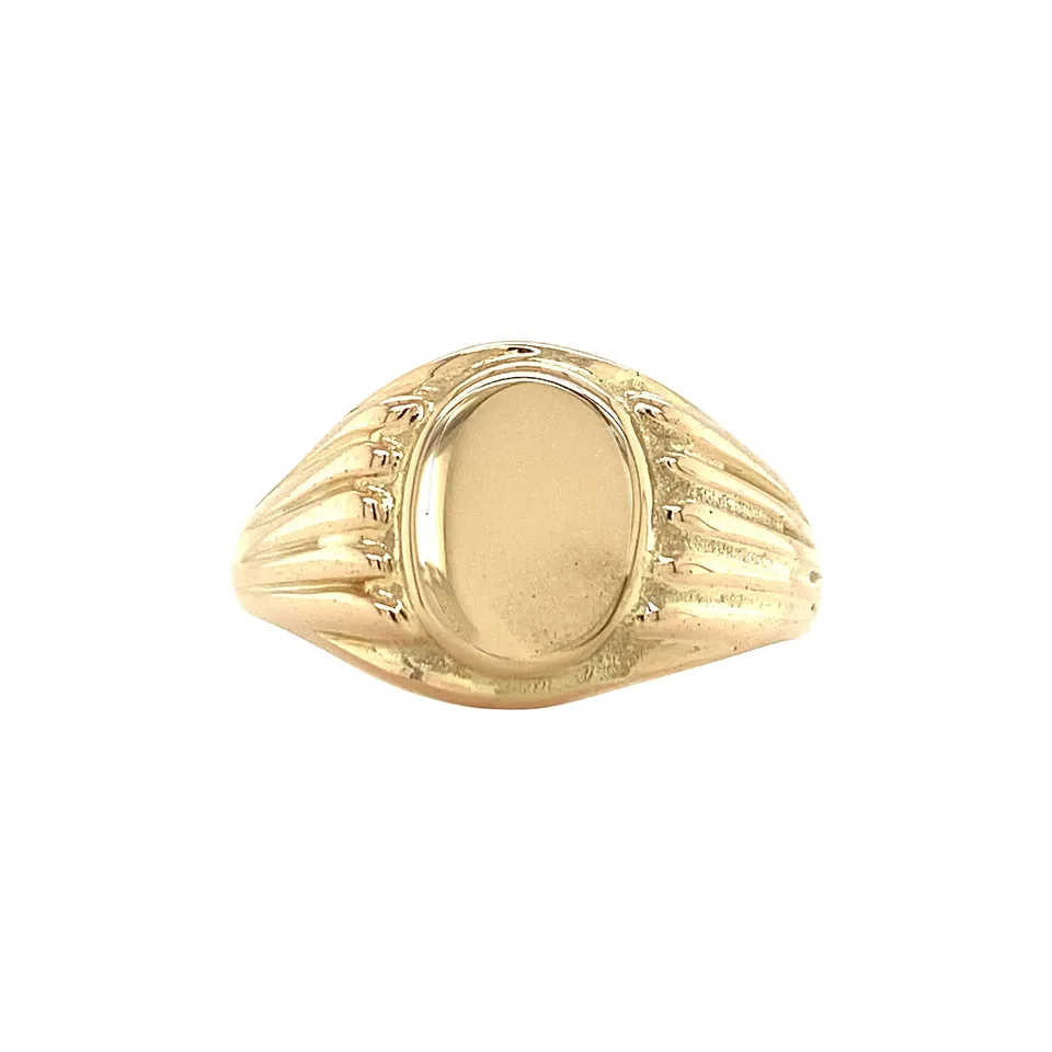 Vintage Yellow Gold Signet Ring