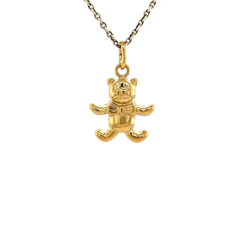 Vintage 14K Gold Bear Pendant