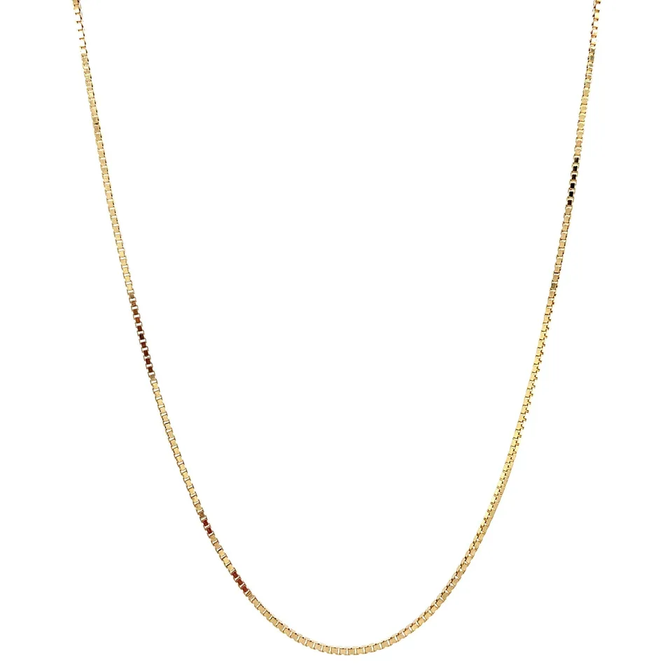 Vintage 14K Gold Long Necklace Venetian 44.5 cm