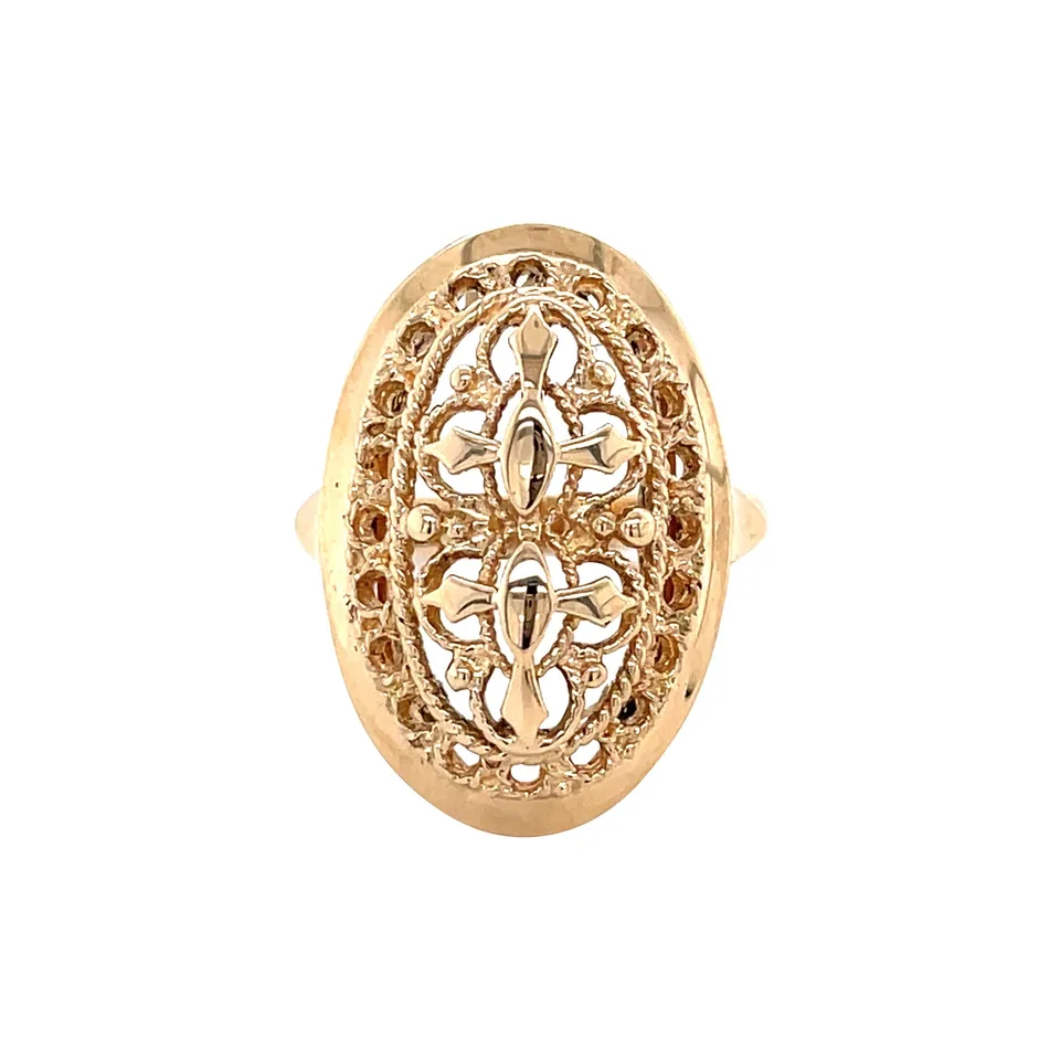 Vintage 14K Gold Fancy Ring