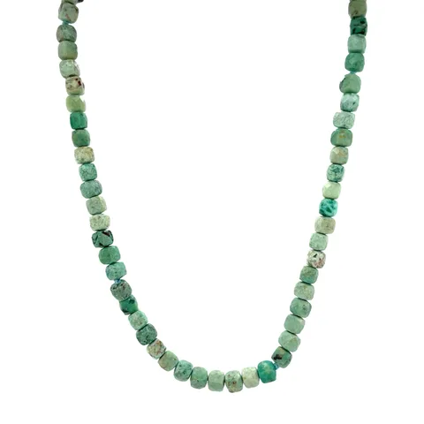 Vintage Turquoise Necklace with 14K Gold Clasp
