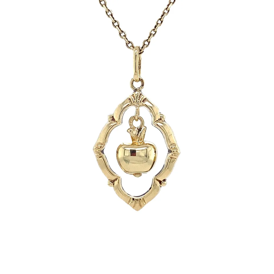 Vintage 14K Gold Fancy Pendant