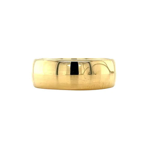 Vintage 18K Gold Smooth Ring