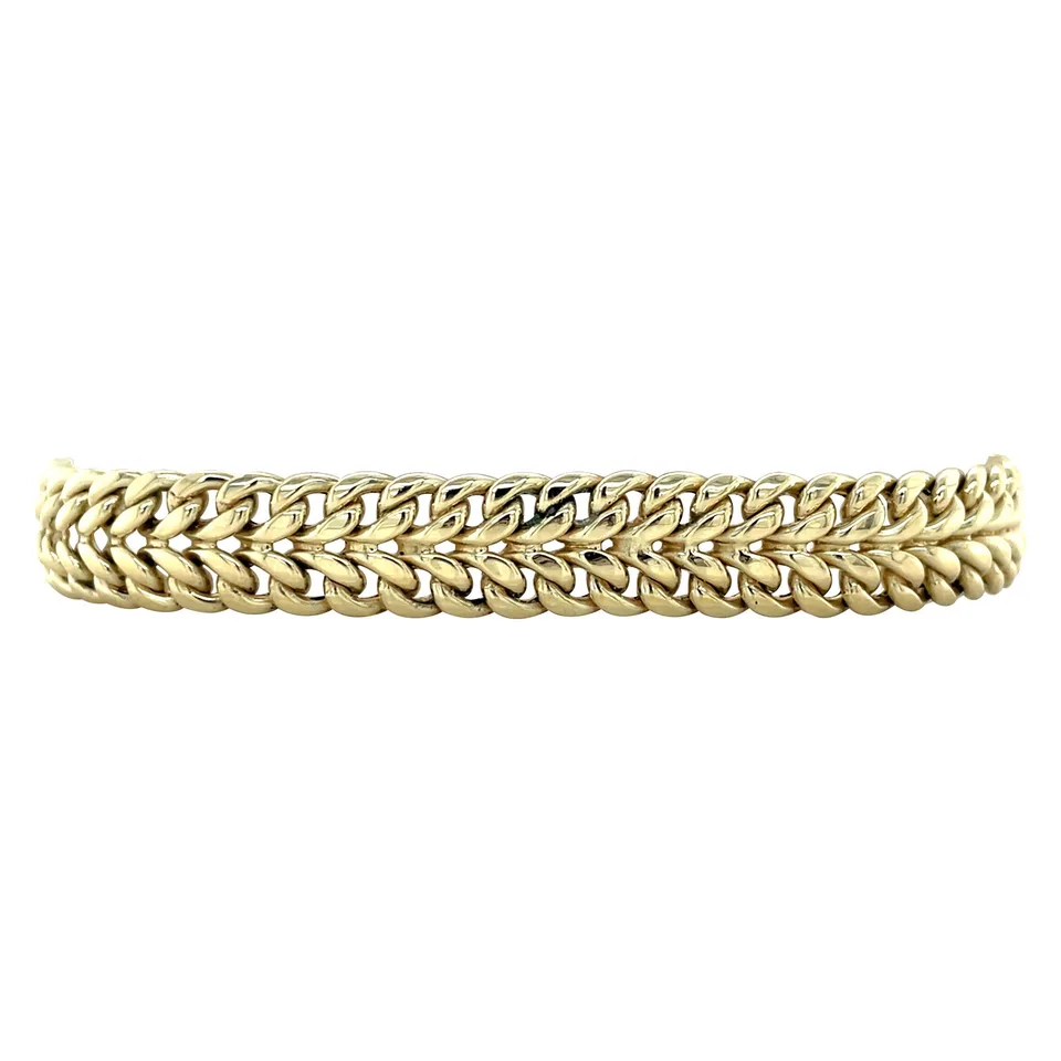 Vintage 14K Gold Curb Bracelet