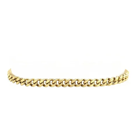 Vintage Curb 8K Gold Bracelet 19.5 cm