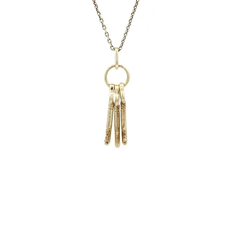 Vintage 14K Gold Bunch of Keys Pendant