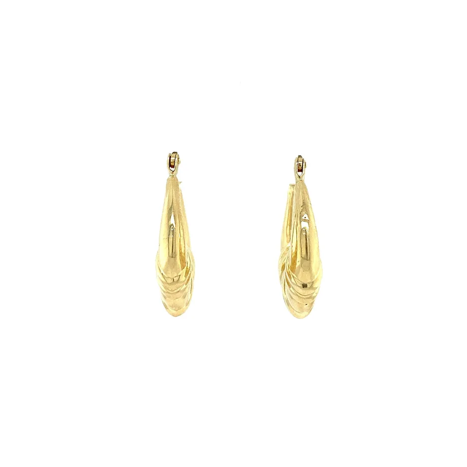 Vintage 14K Gold Hoop Earrings