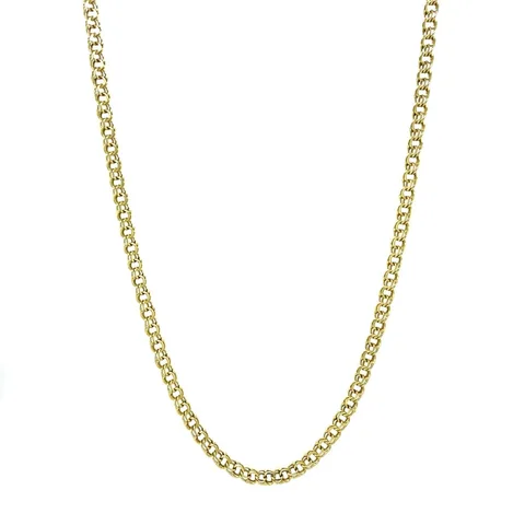 Vintage 14K Gold Fancy Curb Necklace