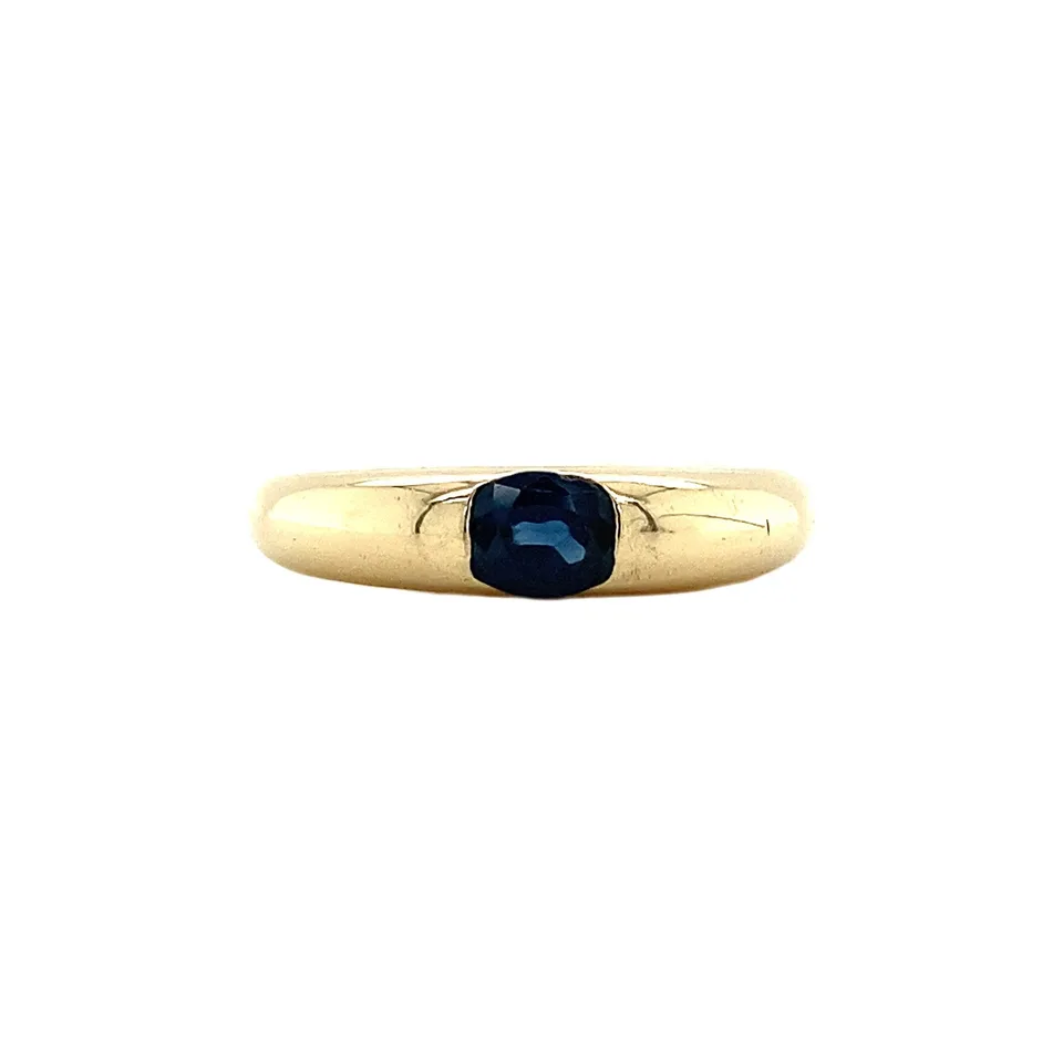 Vintage 14K Gold Ring with Sapphire