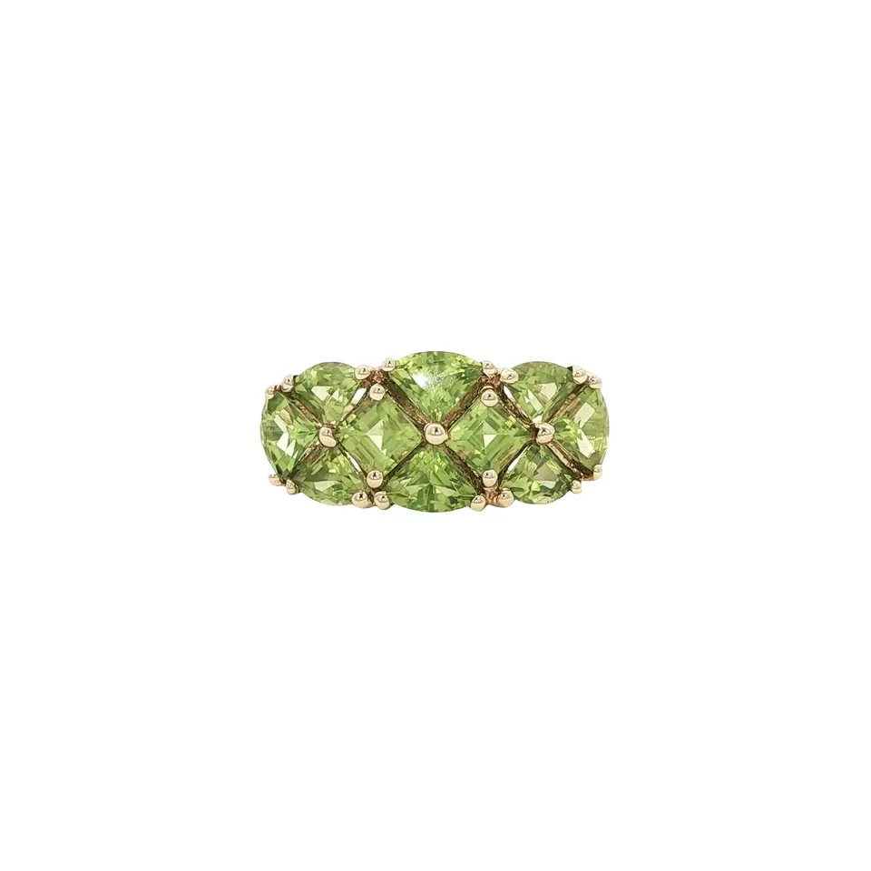 Vintage 9K Gold Ring with Peridot