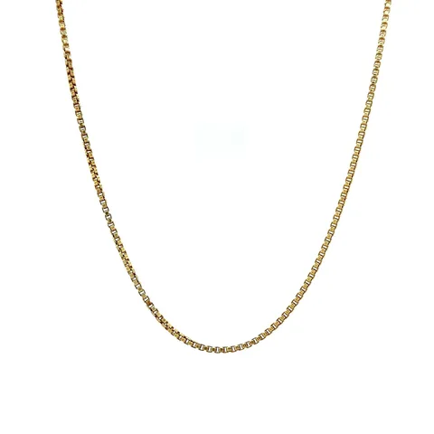 Vintage Gold Long Necklace Venetian 44.5 cm 147