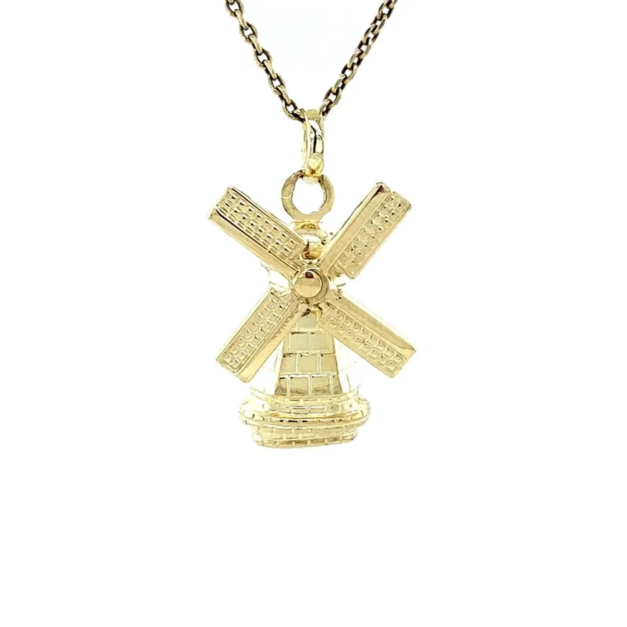 Vintage 14K Gold Molen Pendant
