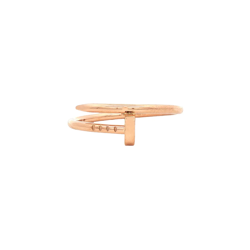 Vintage Cartier 18K Rose Gold Juste un Clou Ring
