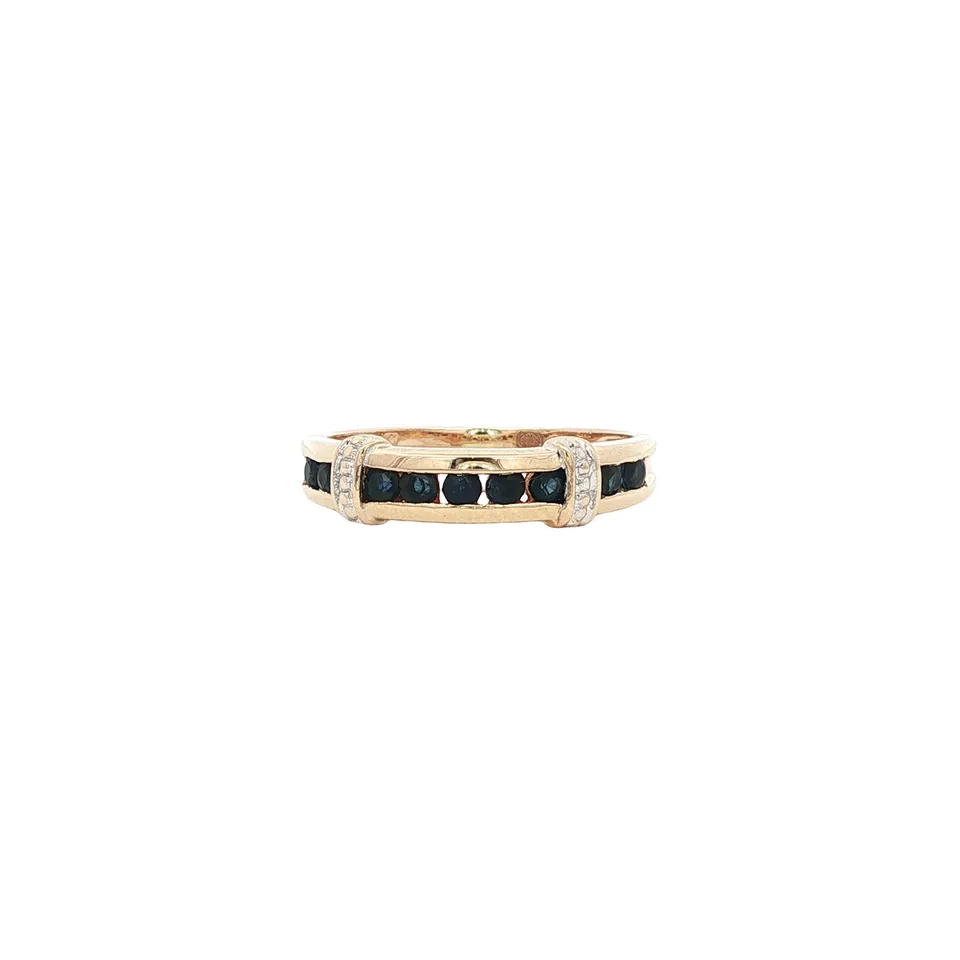 Vintage 14K Gold Ring with Sapphire