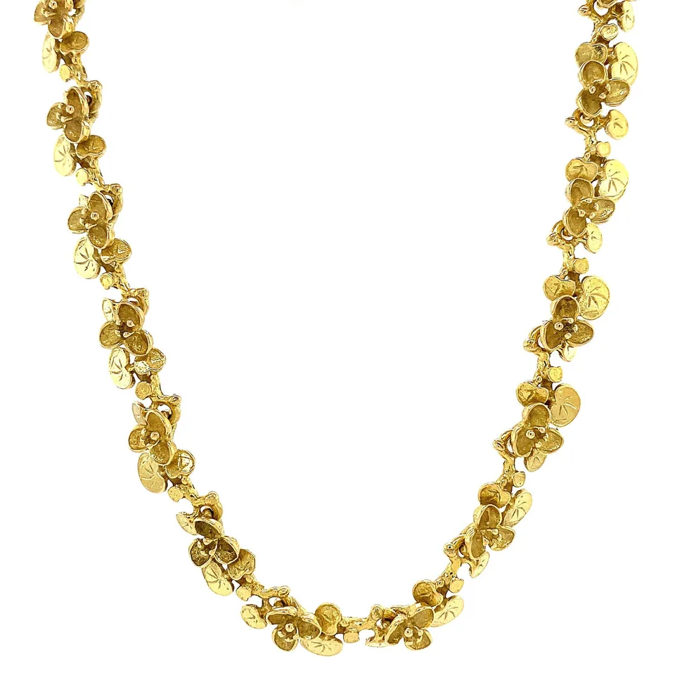 Vintage 14K Gold Fancy Necklace