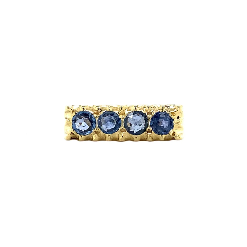 Vintage 14K Gold Ring with Sapphire