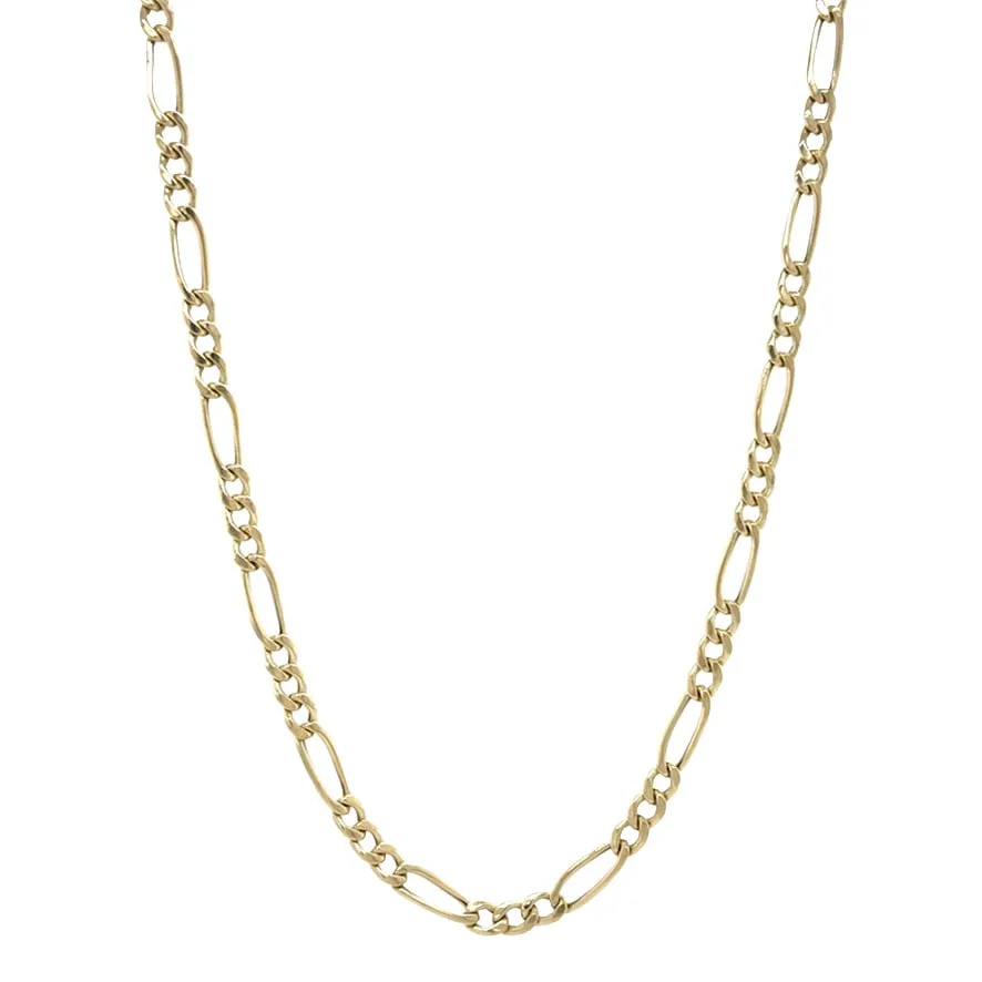 Vintage 14K Gold Figaro Necklace