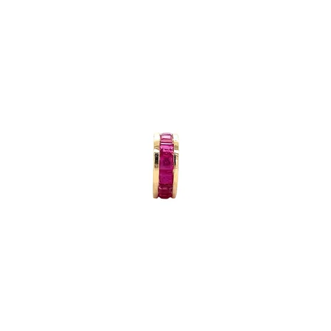 Vintage 18K Gold Ear Cuff with Ruby
