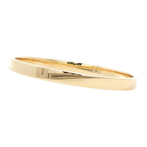 Vintage 14K Gold Smooth Bangle