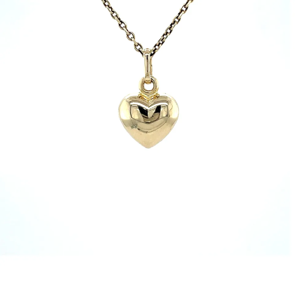 Vintage 14K Gold Heart Pendant
