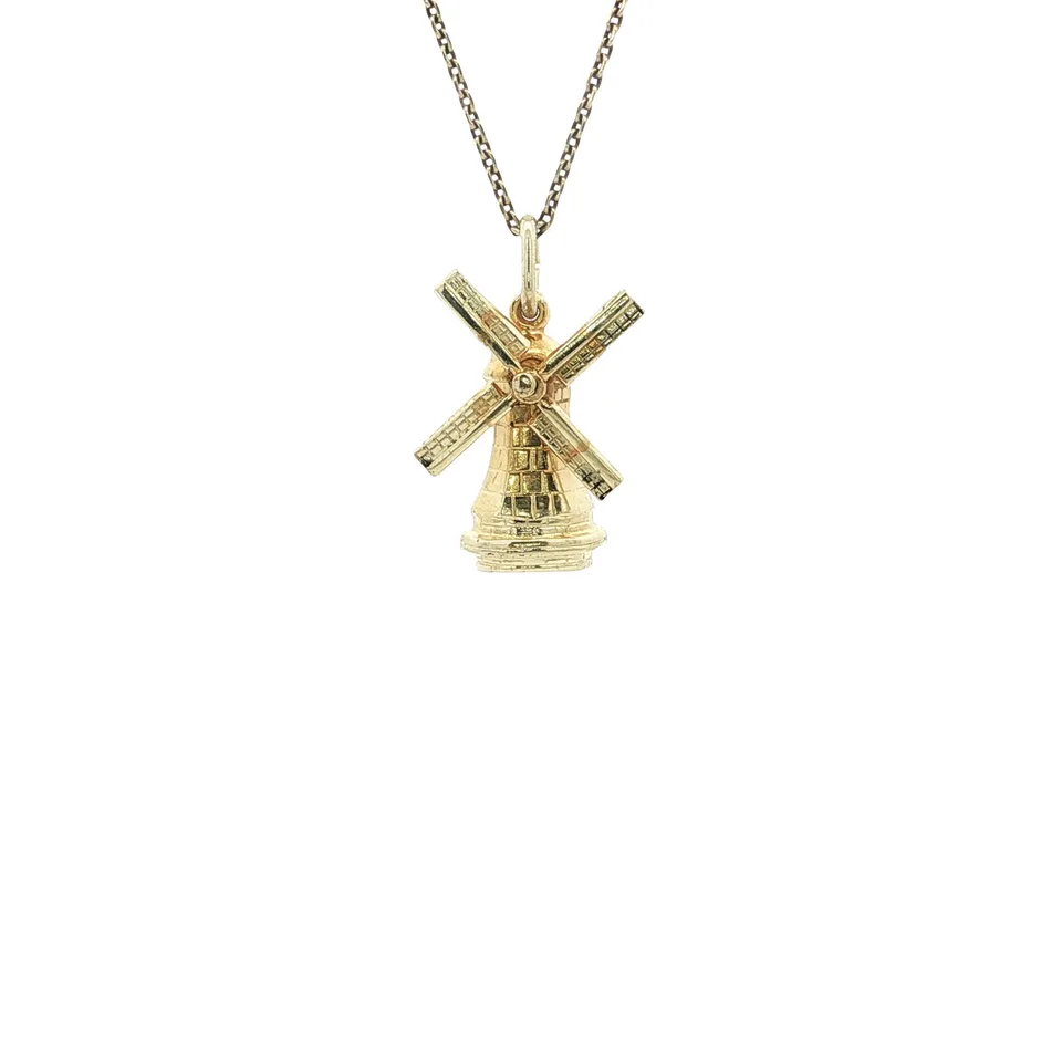 Vintage 14K Gold Molen Pendant