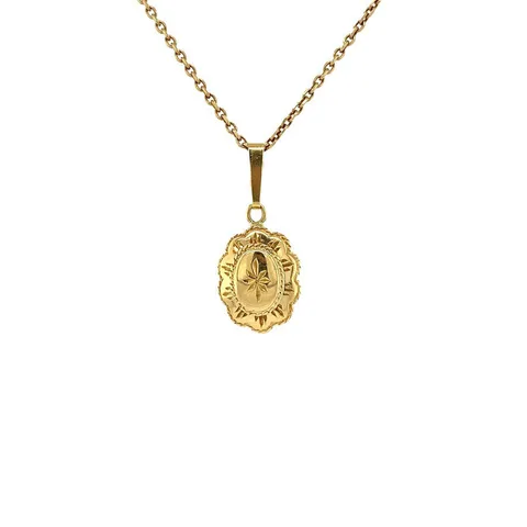 Vintage 18K Gold Fancy Pendant