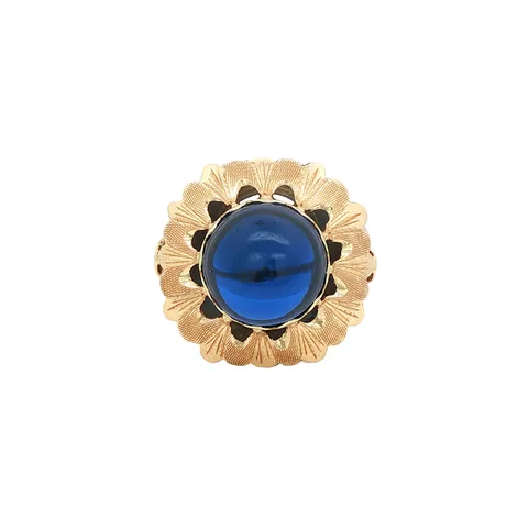 Vintage 14K Gold Ring with Spinel