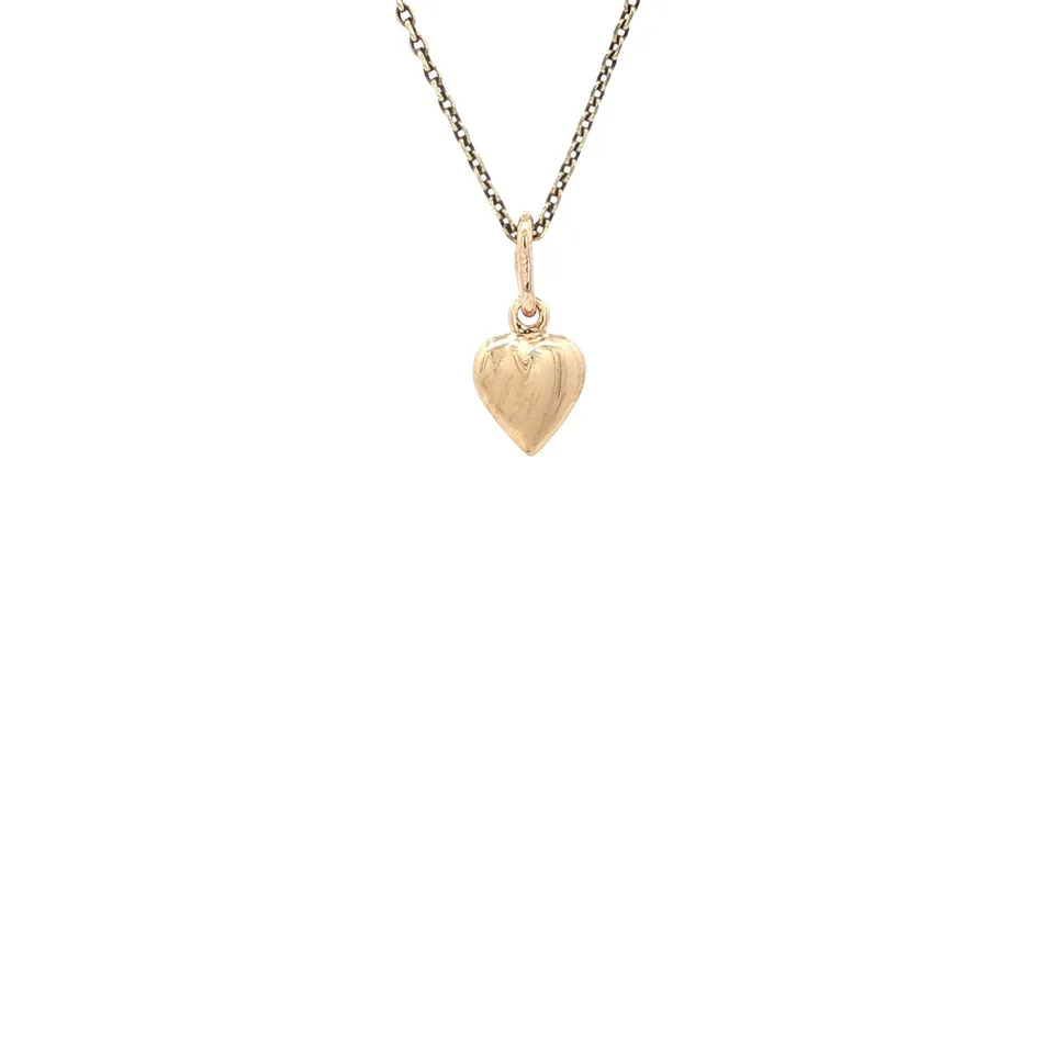 Vintage 14K Gold Heart Pendant