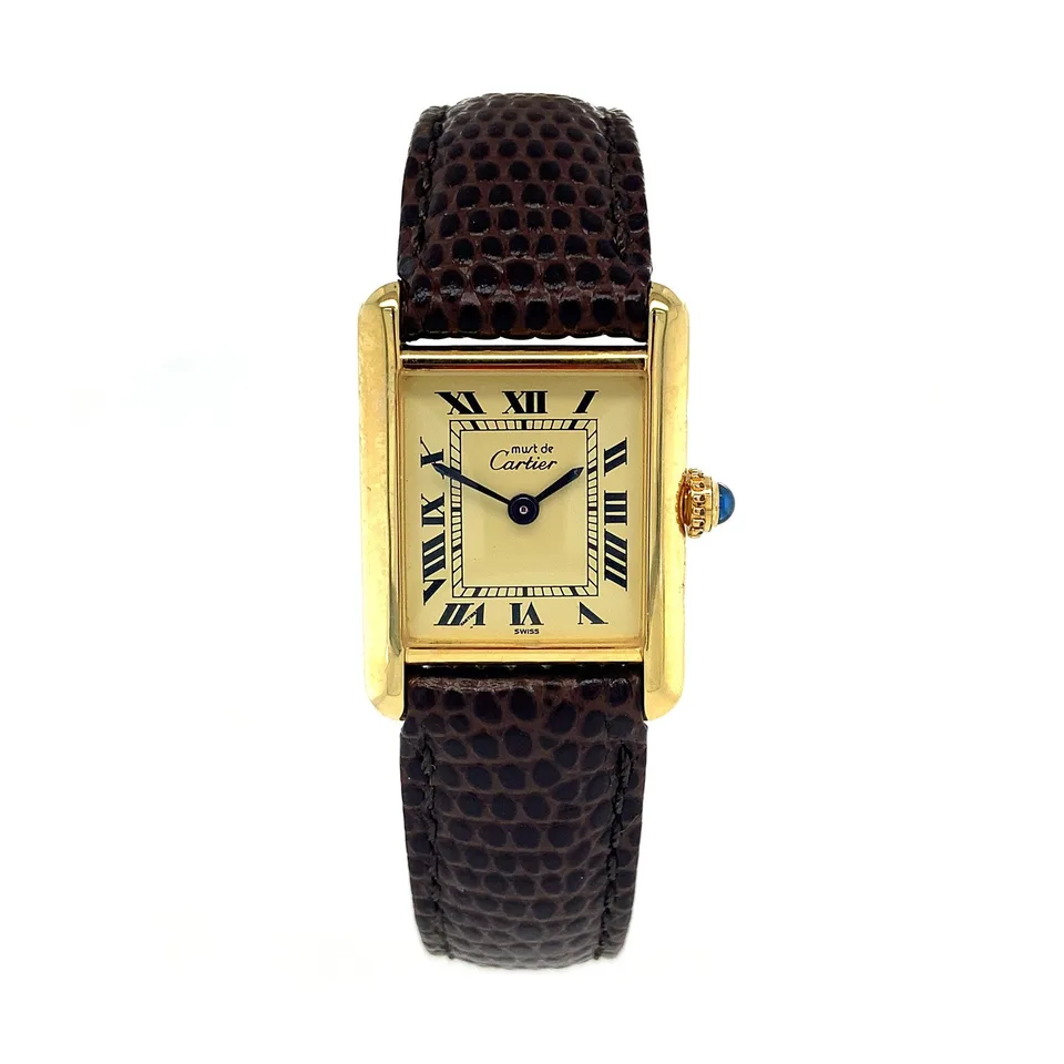 Vintage Cartier Tank Vermeil 18K Watch