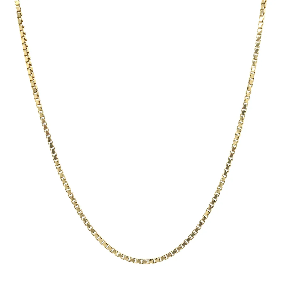 Vintage 14K Gold Long Necklace Venetian 45,5 cm
