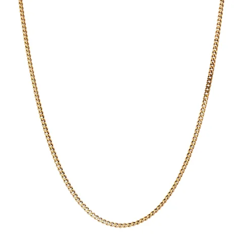 Vintage 14K Gold Curb Necklace