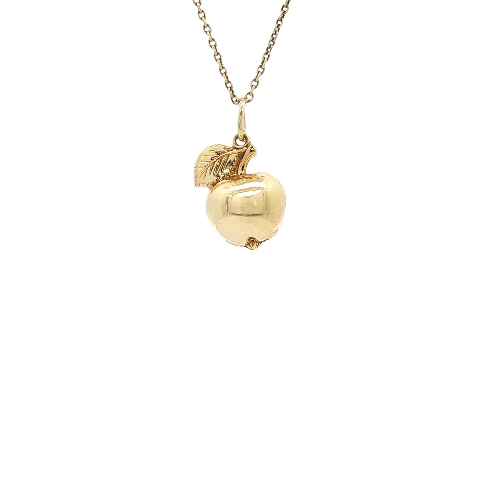 Vintage 14K Gold Appel Pendant