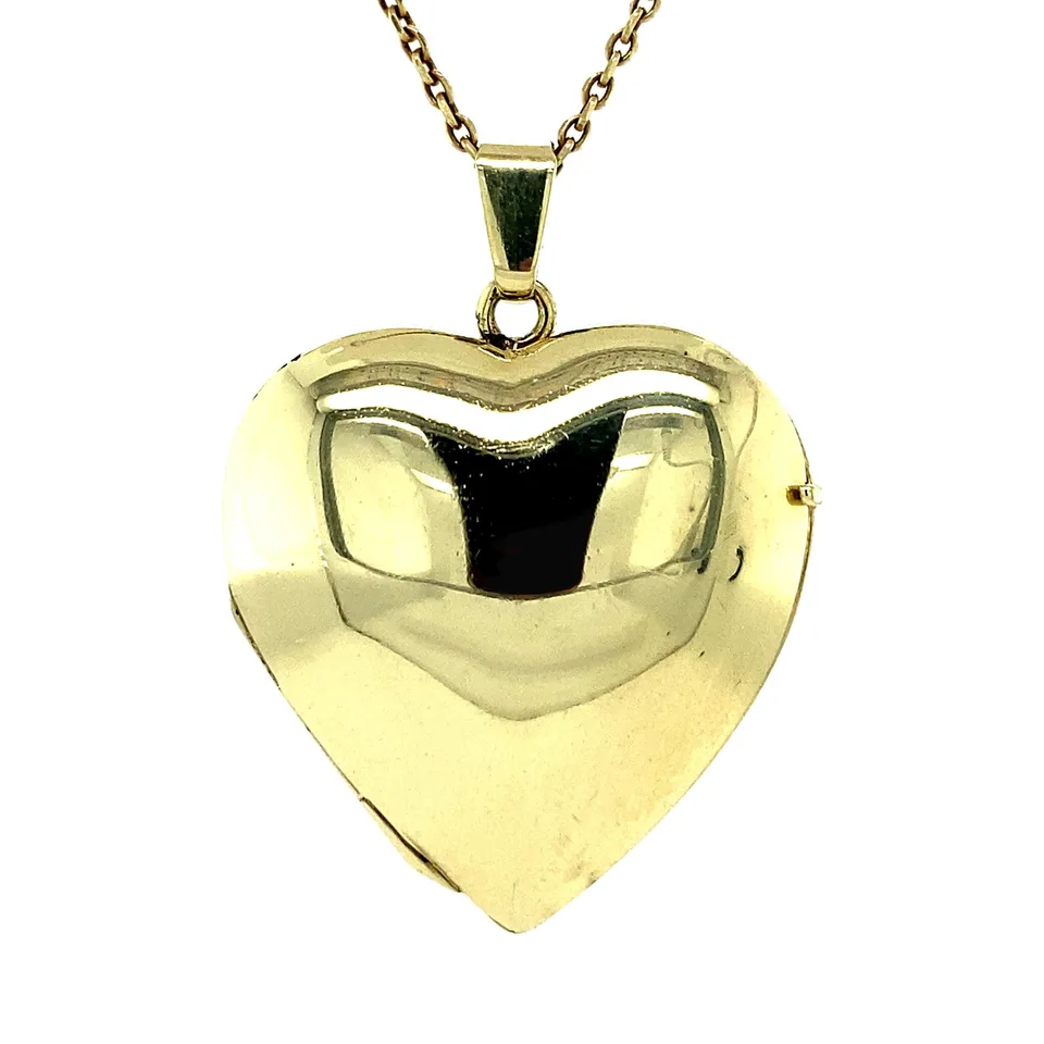 Vintage 14K Gold Locket Heart