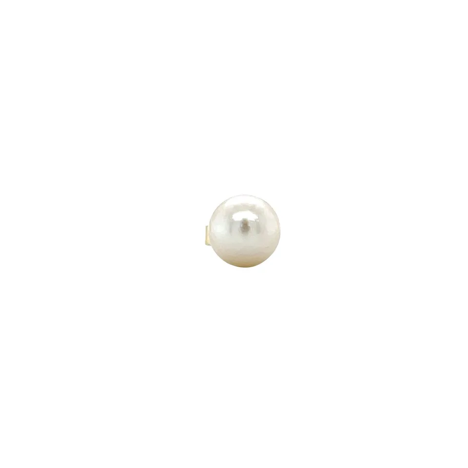 Vintage 14K Gold Stud Earring with Pearl