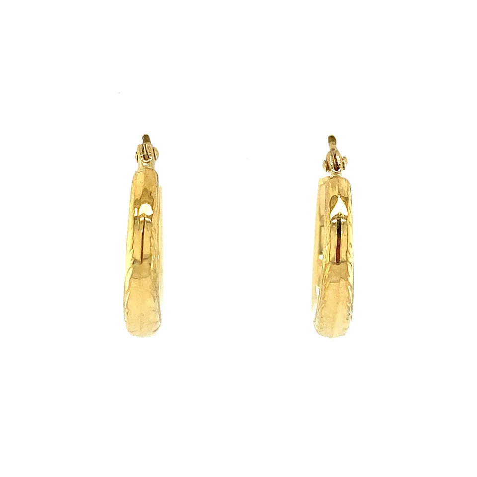 Vintage 14K Gold Hoop Earrings