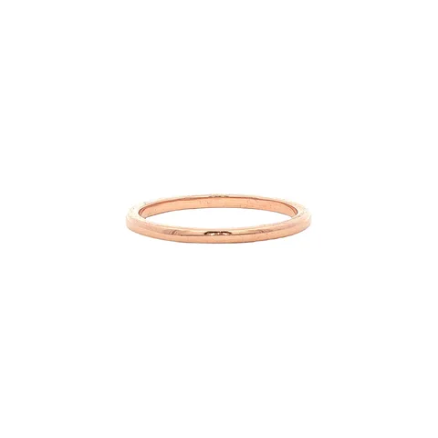Vintage 14K Rose Gold Smooth Ring