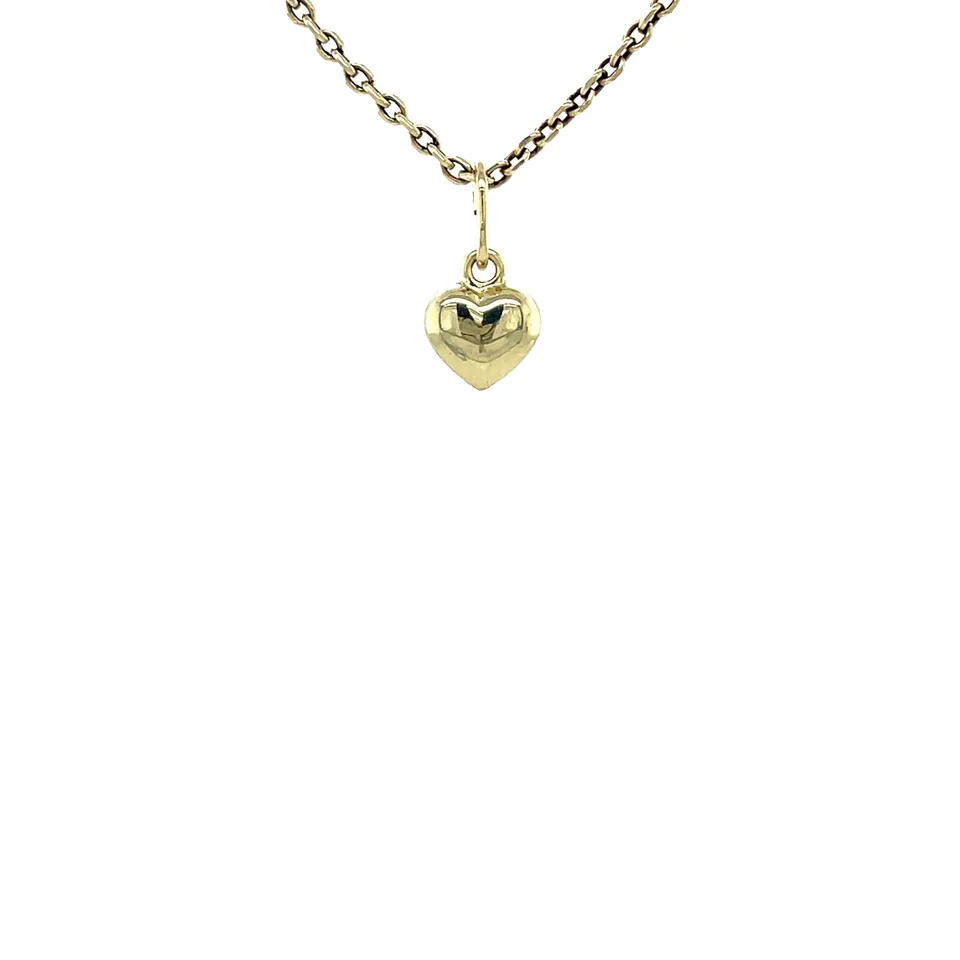 Vintage 14K Gold Heart Pendant