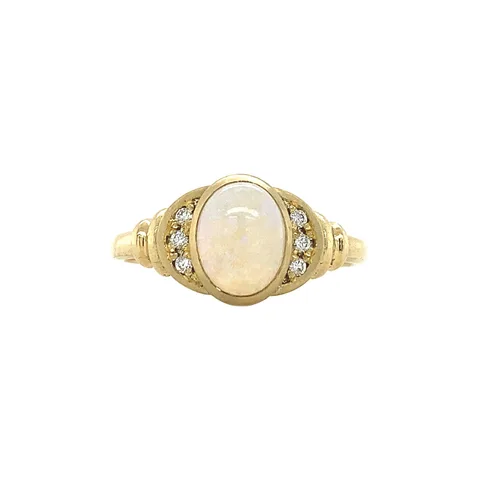 Vintage Jane 14K Gold Ring, Aurora