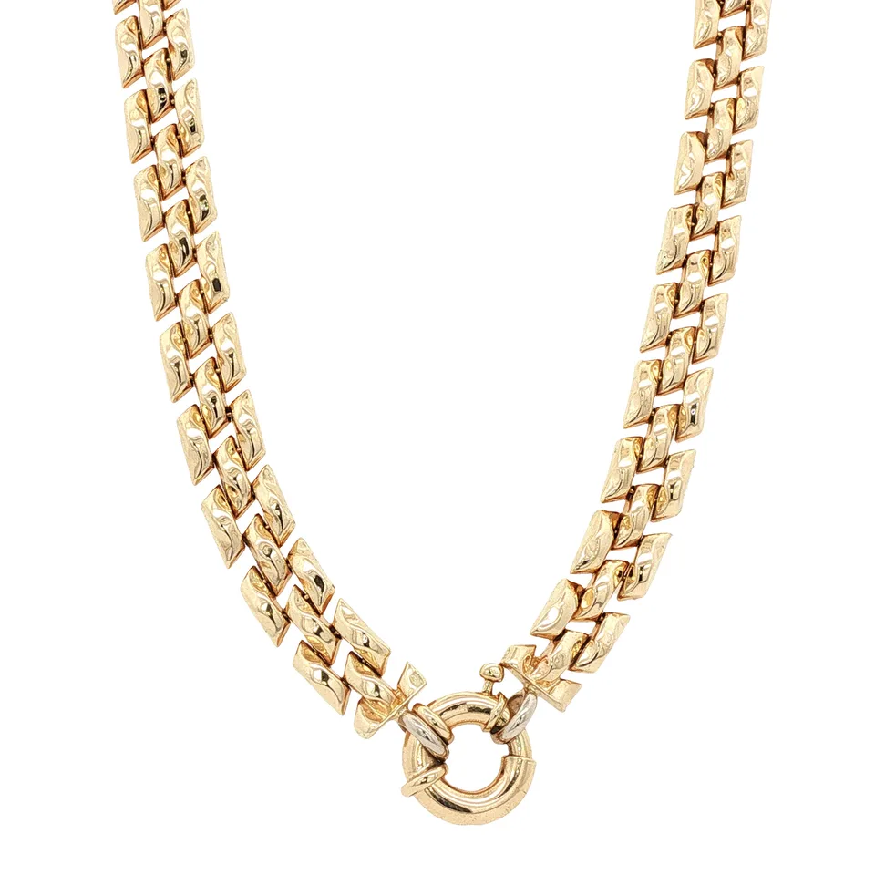 Vintage 14K Gold Fancy Necklace