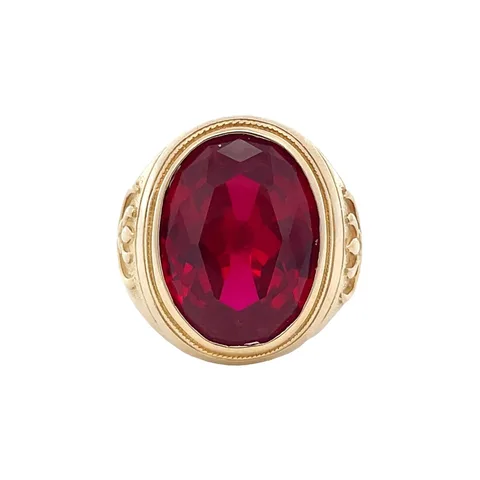 Vintage 14K Gold Ring with Ruby