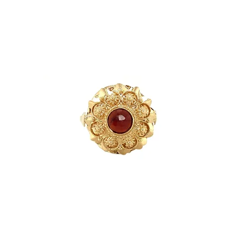 Vintage 14K Gold Ring with Garnet