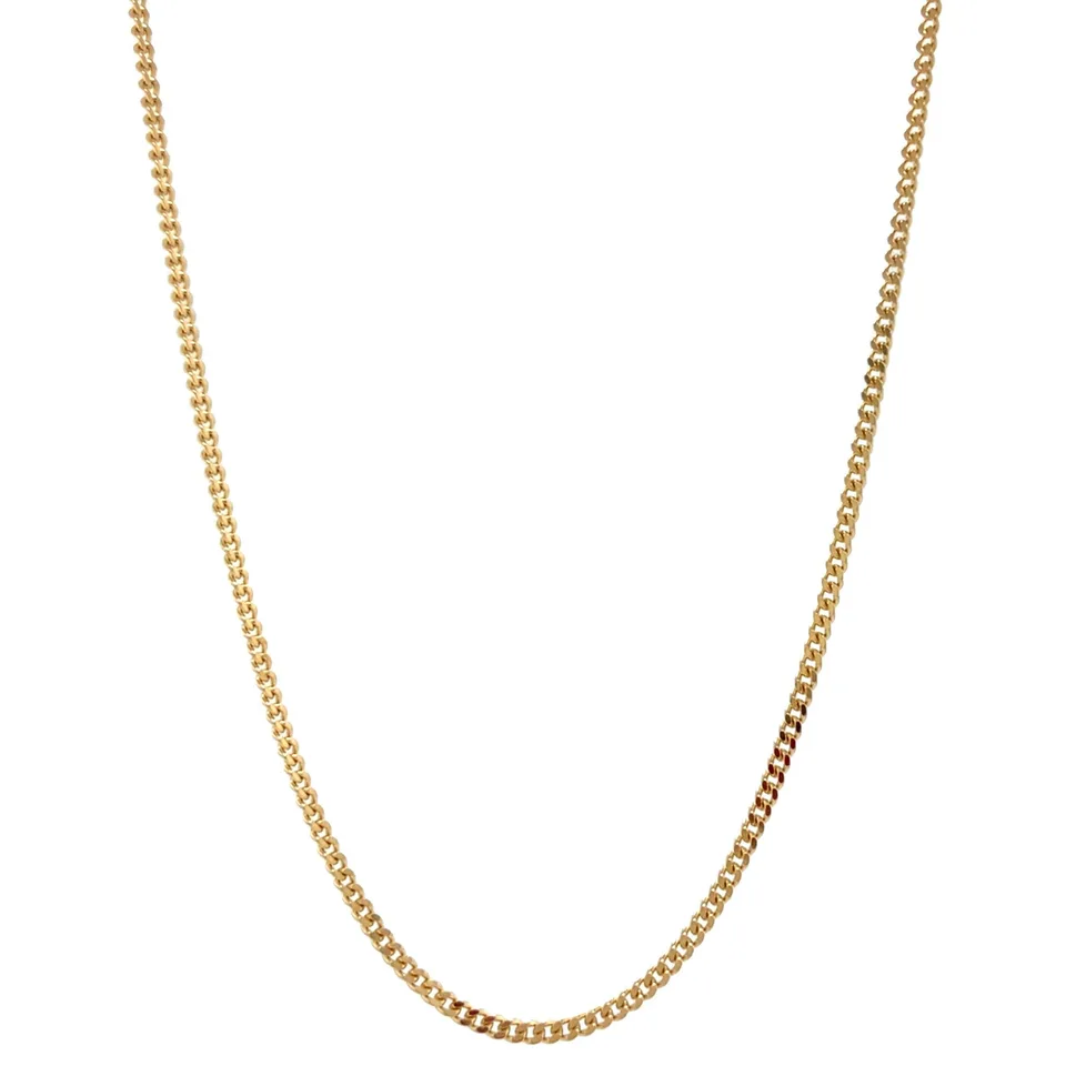Vintage 14K Gold Curb Necklace